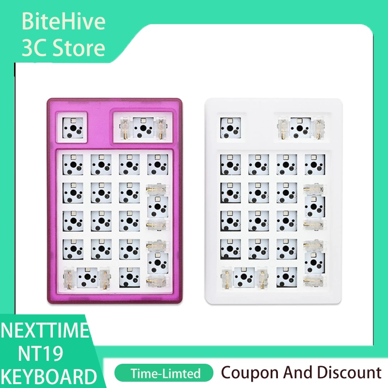 Mechanical Numpad Hot Swap Rgb Wireless - Nexttime Nt19 Klawiatura Numeryczna Bluetooth 2.4G