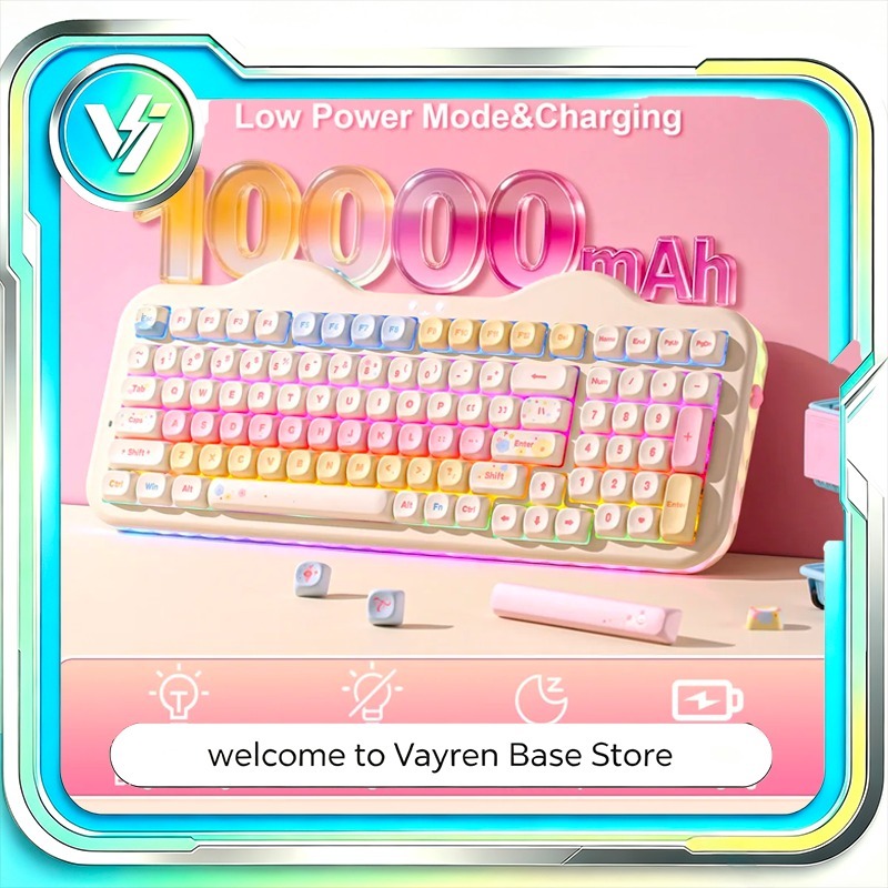 Mechanical Numpad Hot Swap Rgb Wireless - Bezprzewodowa klawiatura mechaniczna C98 Cake, 99-klawiszowa,