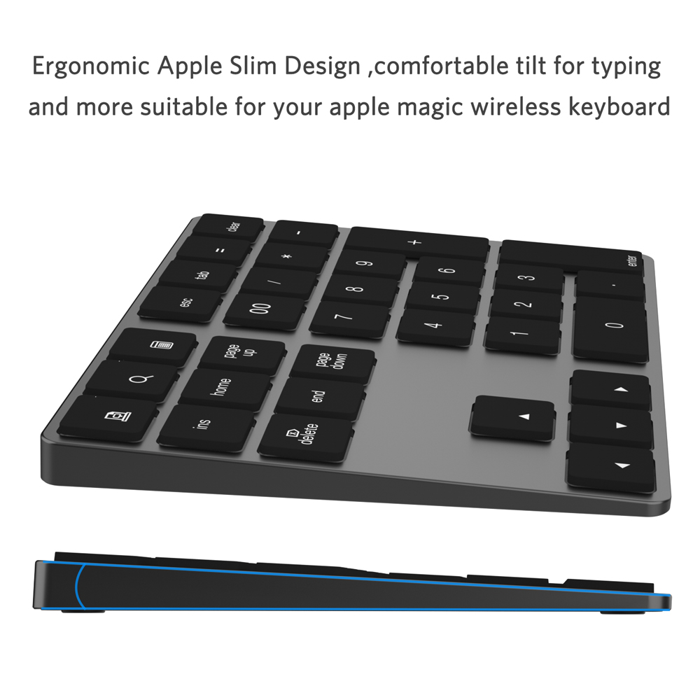 Zewnętrzna klawiatura numerycz – Bluetooth Numeric Keypad Aluminum Slim recenzja i cena
