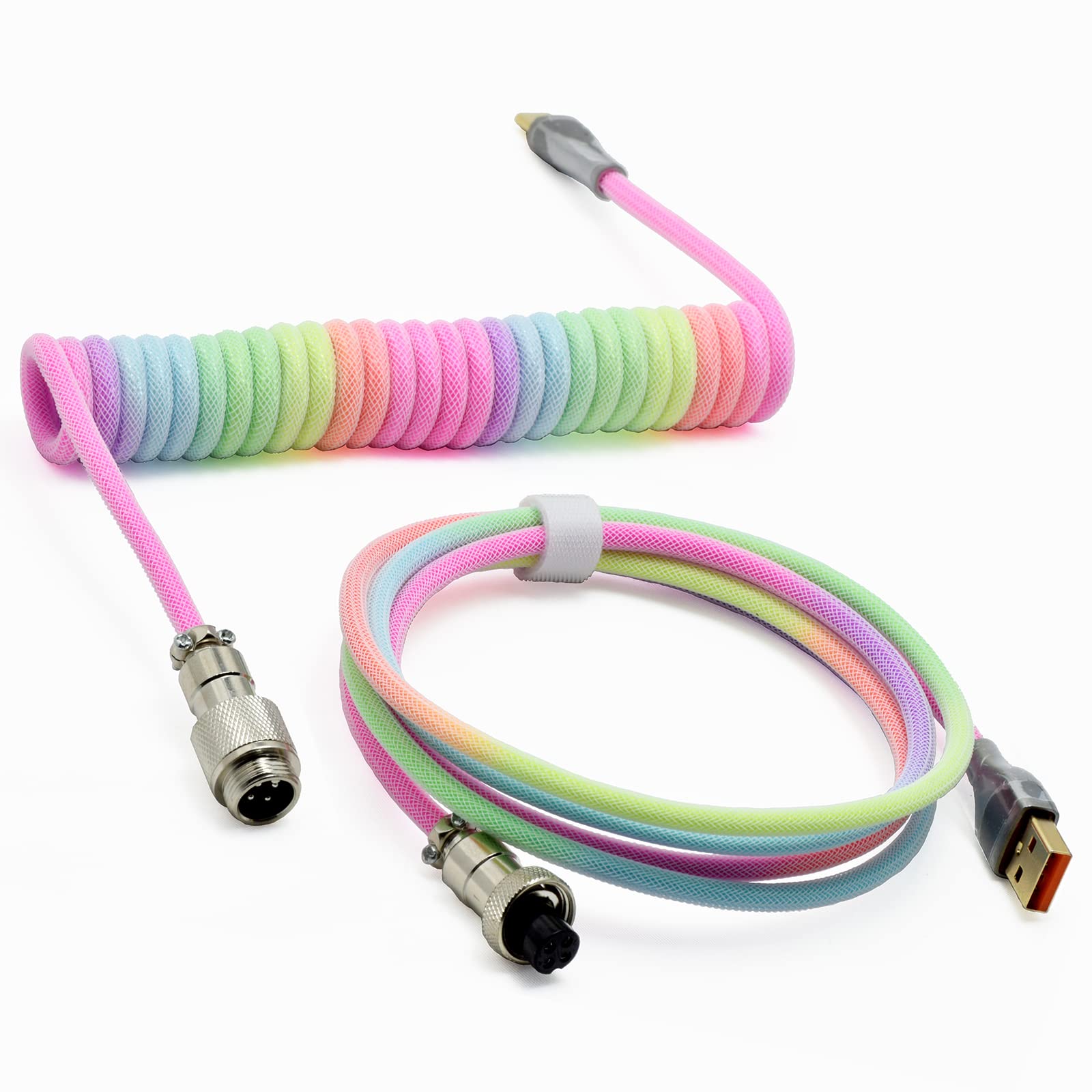 Kable klawiatury Type-C do USB – Type C Detachable Cable Coiled Keyboard recenzja i cena