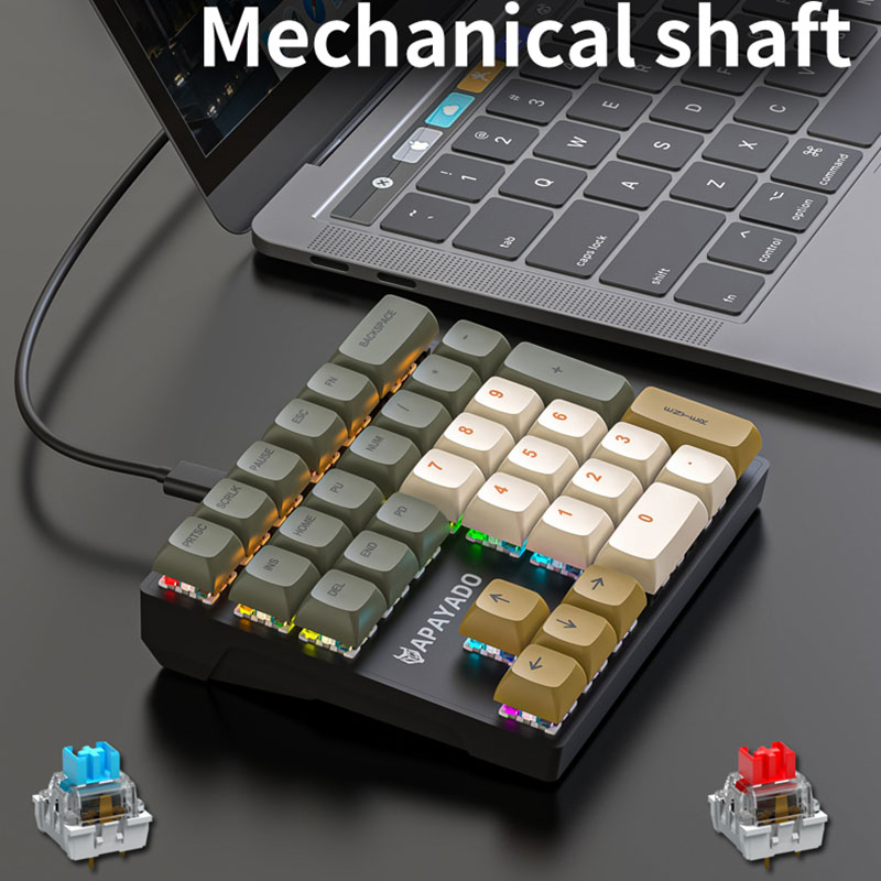 Klawiatura numeryczna mechanic – Pbt Keycaps For Numeric Keypad Numpad recenzja i cena