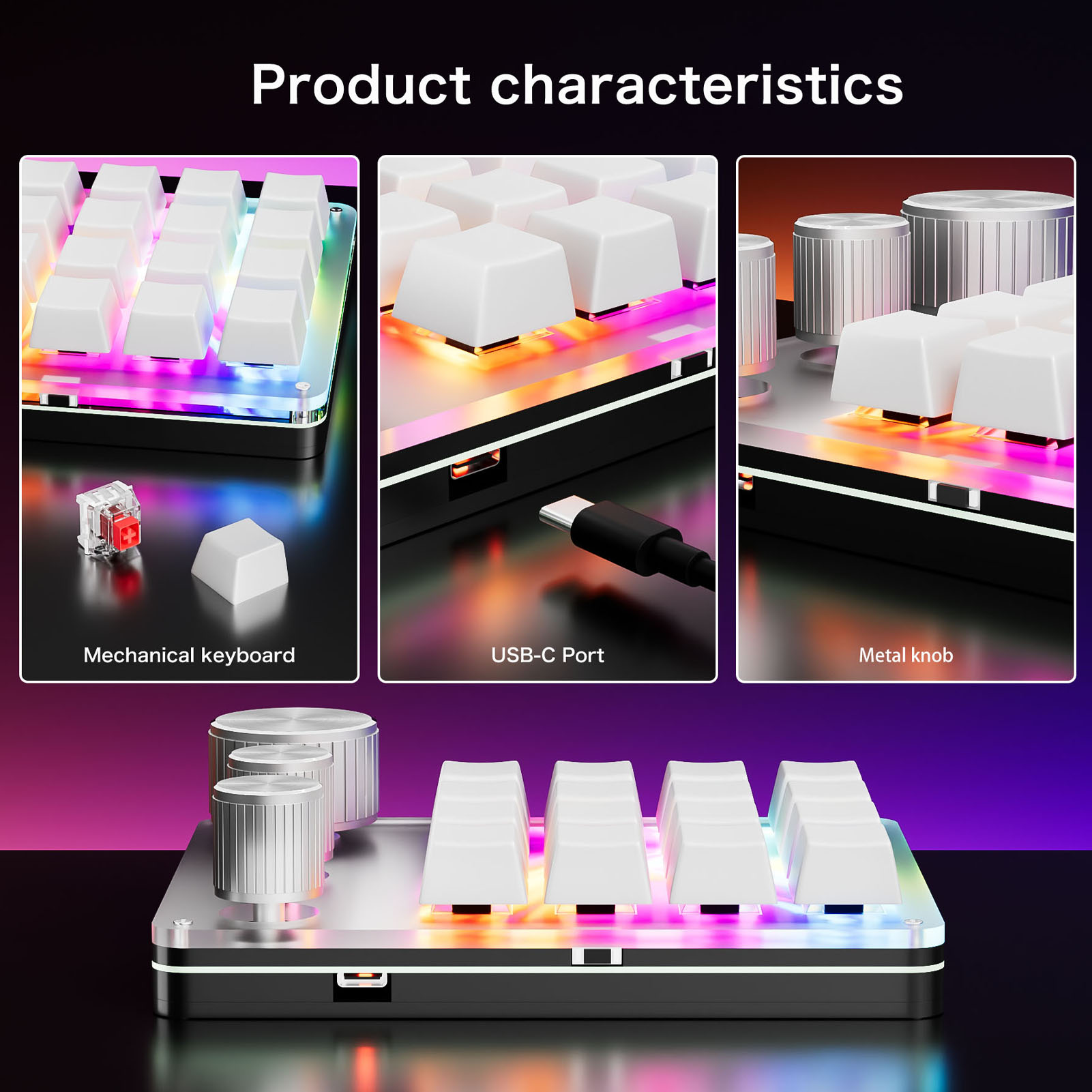 Programowalna klawiatura makro – Custom Number Pad Macro Keypad Programmable recenzja i cena