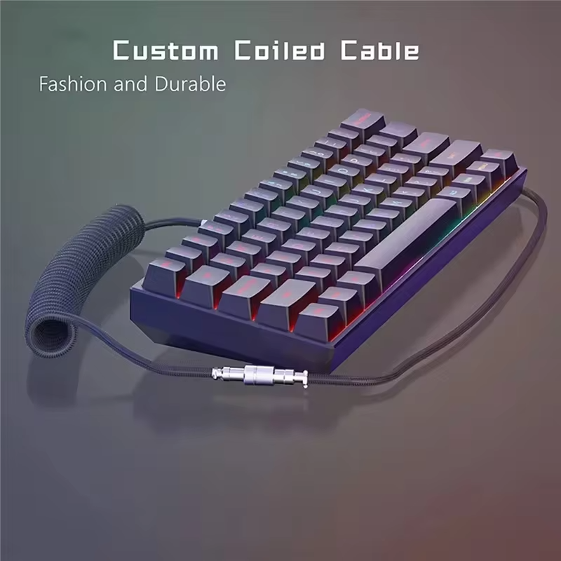Kabel spiralny USB Typ C 3M Ma – Type C Detachable Cable Coiled Keyboard recenzja i cena