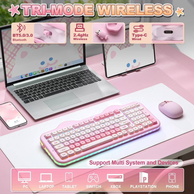 Bezprzewodowa klawiatura mecha – Mechanical Numpad Hot Swap Rgb Wireless recenzja i cena