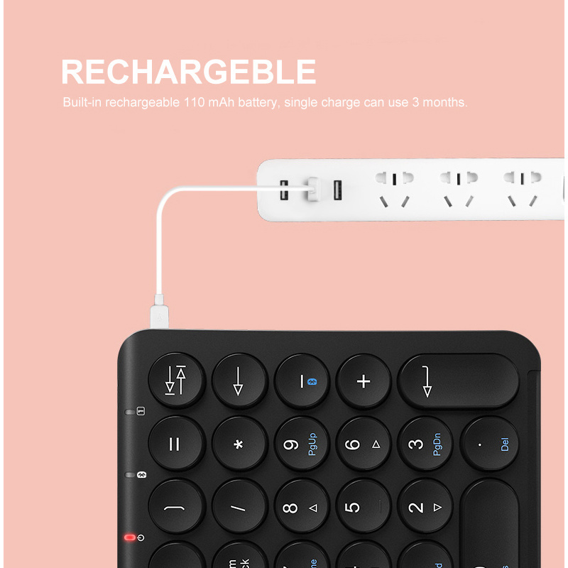 BOW 22 klawisze Bezprzewodowa  – Pbt Keycaps For Numeric Keypad Numpad recenzja i cena