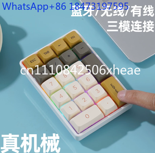 FREEWOLF K21 Bezprzewodowa Mec – Mechanical Numpad Hot Swap Rgb Wireless recenzja i cena