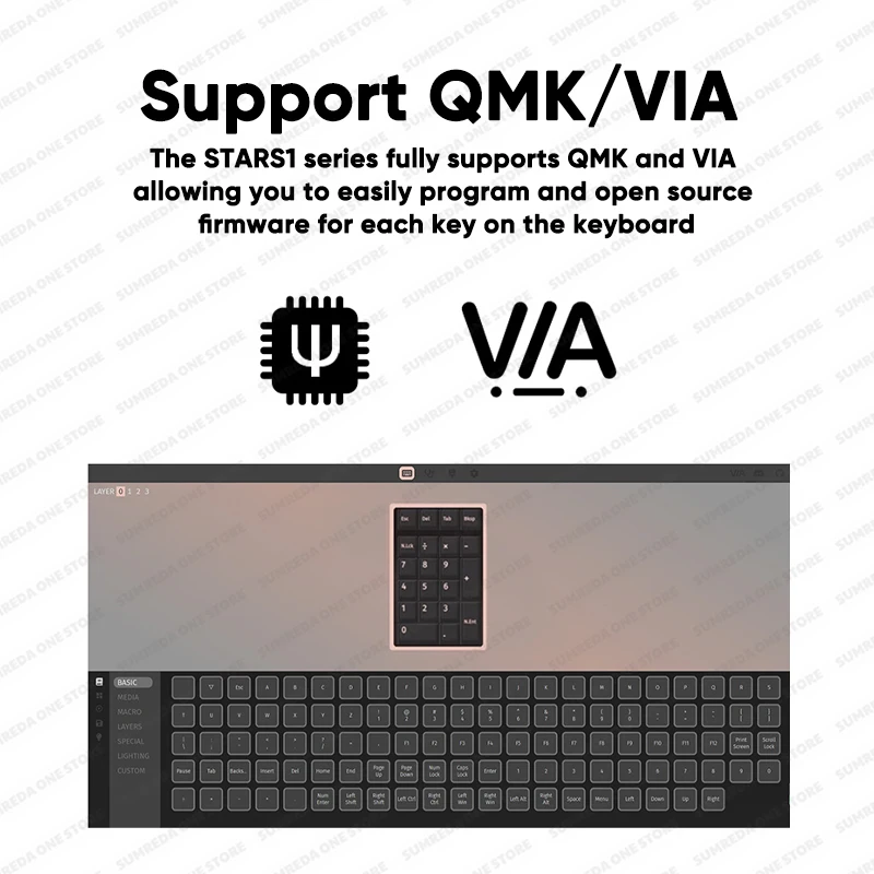Weikav Stars21 zestawy klawiat – Mechanical Numpad Hot Swap Rgb Wireless recenzja i cena